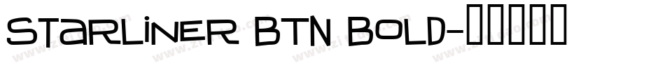 Starliner BTN Bold字体转换